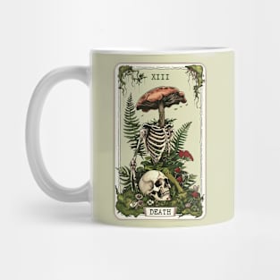 tarot death card mushroom XIII Mug